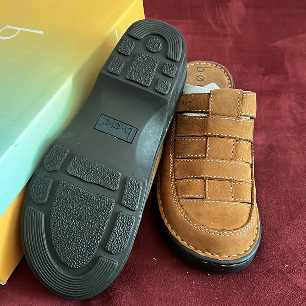 b.o.c. Tan Leather Mules - Picture 4 of 5